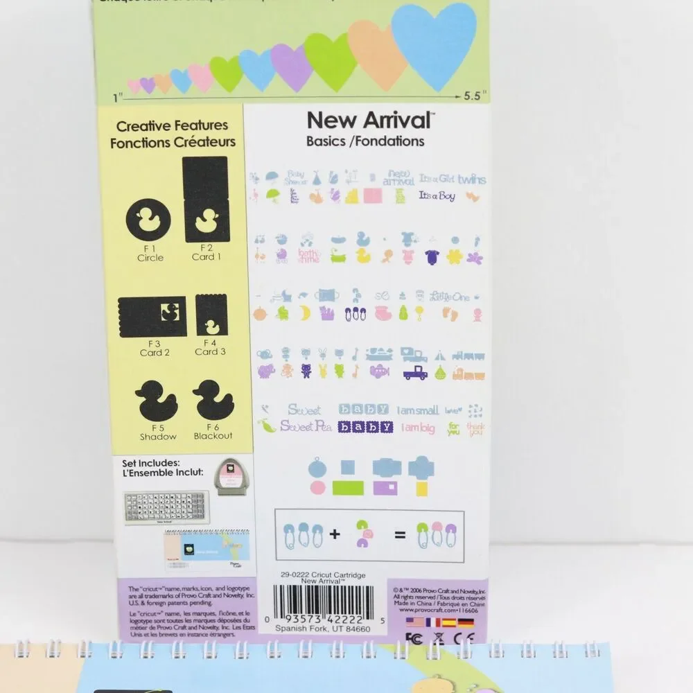 Cricut New Arrival Baby Shower Cartage